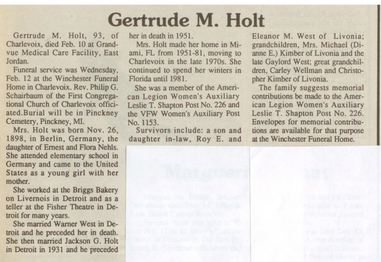 Gertrude M Holt thumbnail
