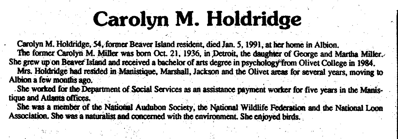 Carolyn M. Holdridge thumbnail