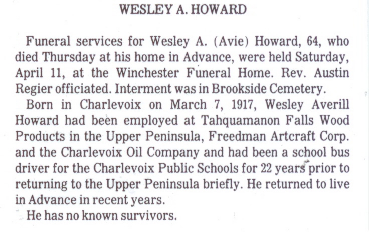 "Wesley Averill "Avie"" Howard thumbnail