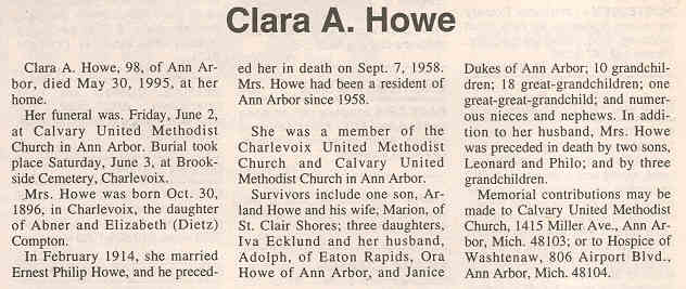 Clara A. Howe thumbnail