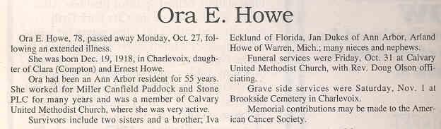Ora E. Howe thumbnail