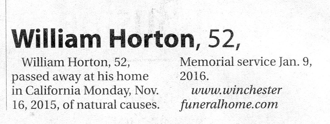 William (Bill) Howard Horton thumbnail