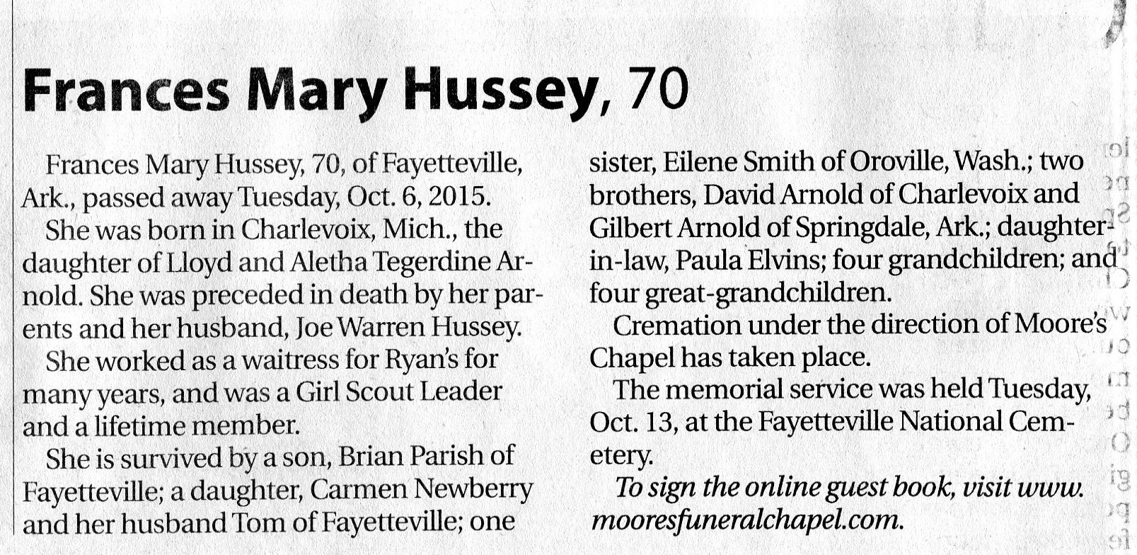 Frances Mary Hussey thumbnail
