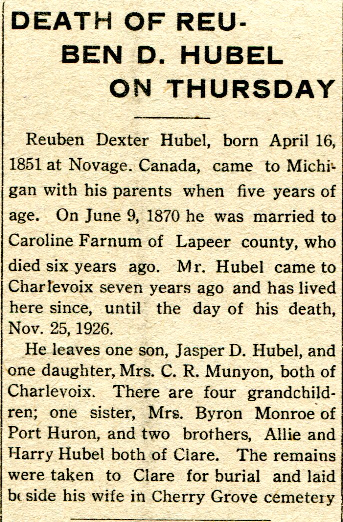 Reuben Dexter Hubel thumbnail