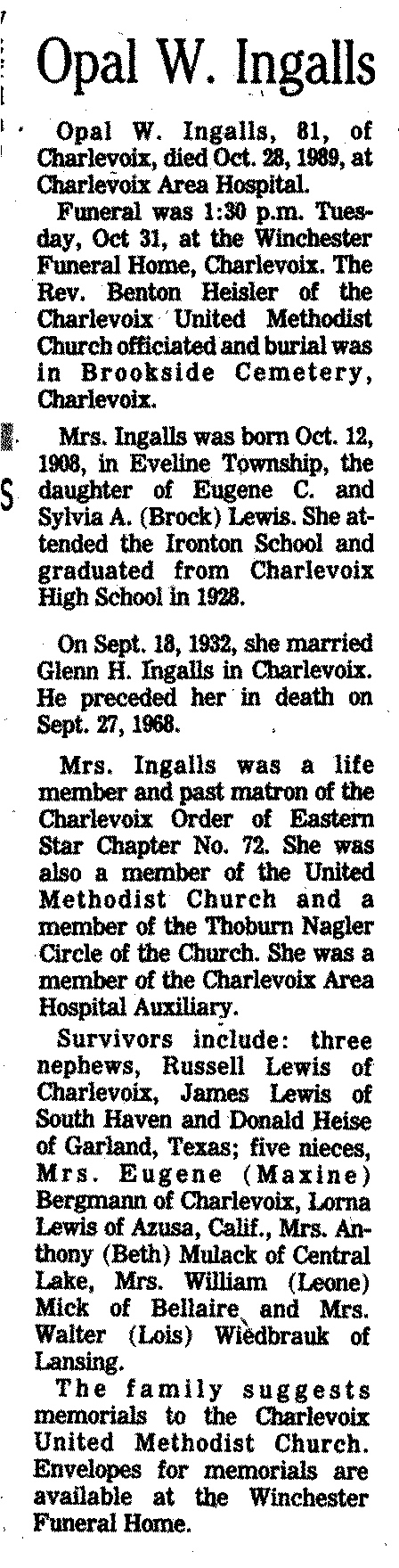 Opal W. Ingalls thumbnail
