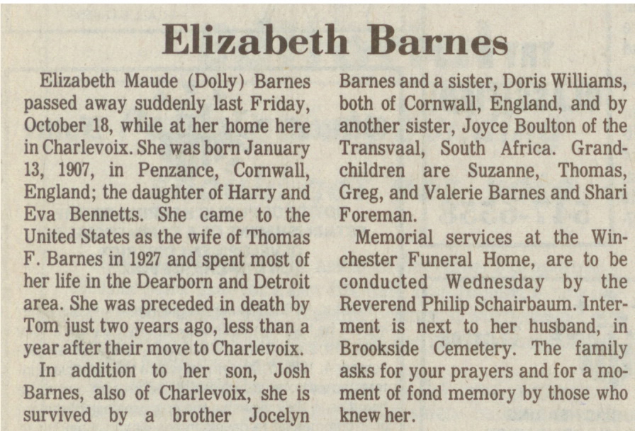 "Elizabeth Maude "Dolly"" Barnes thumbnail