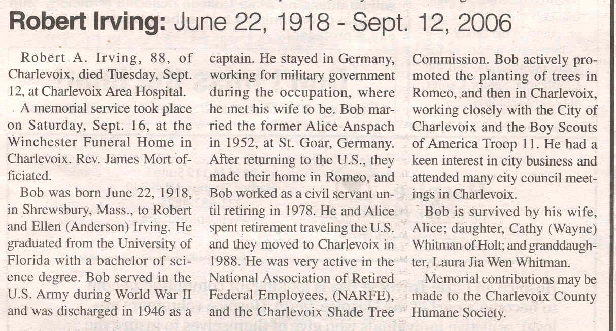 Robert A. Irving thumbnail