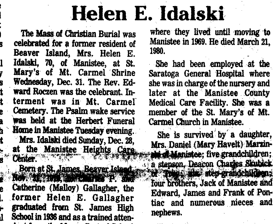 Helen E. Idalski thumbnail