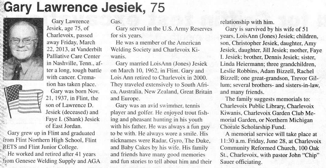 Gary Lawrence Jesiek thumbnail