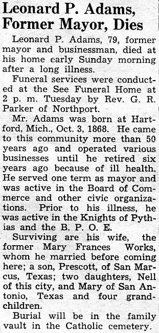 Leonard P. Adams thumbnail