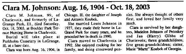 Clara M. Johnson thumbnail