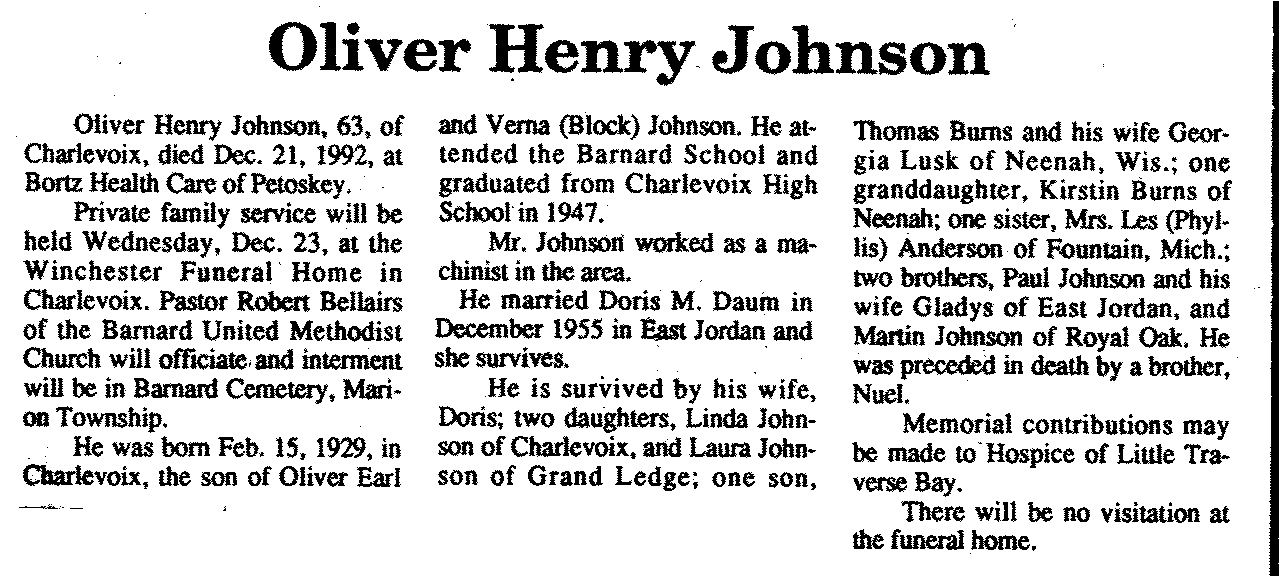 Oliver Henry Johnson thumbnail