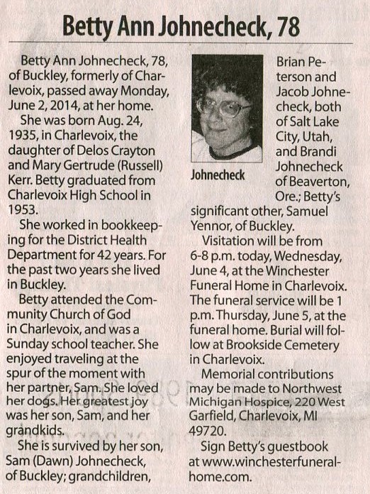 Betty Ann Johnecheck thumbnail