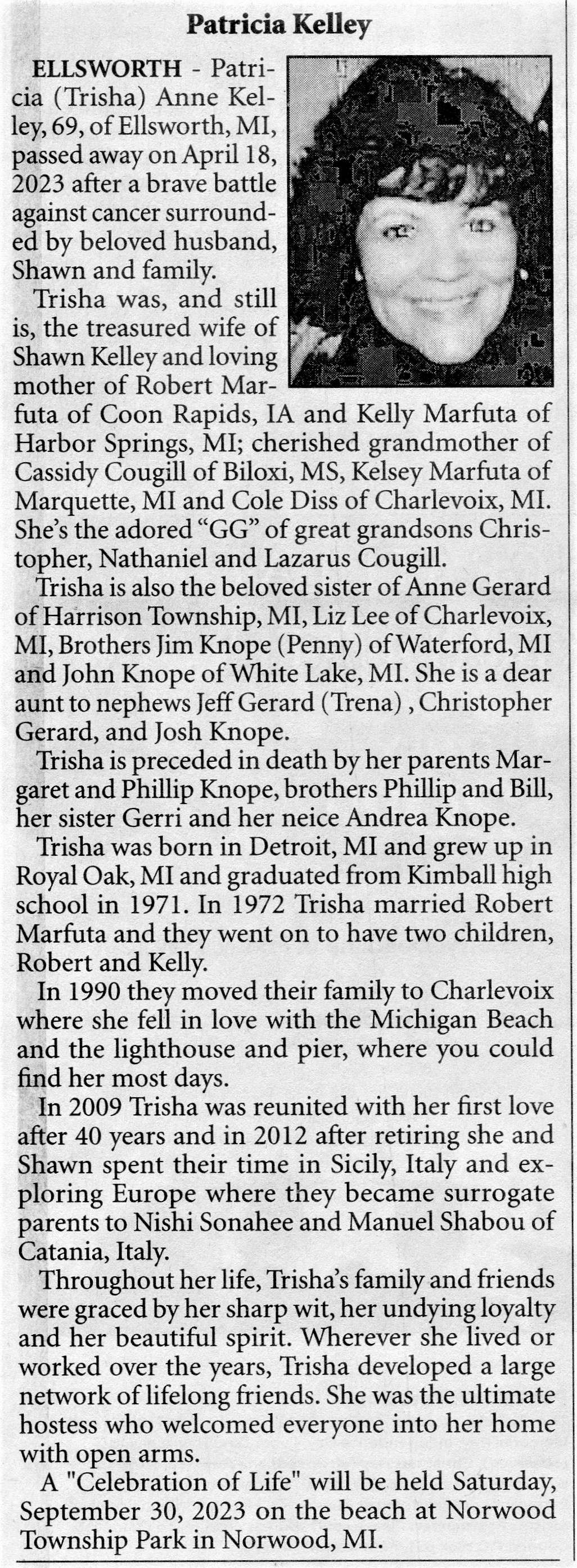 Patricia (Trisha) Anne Kelley thumbnail