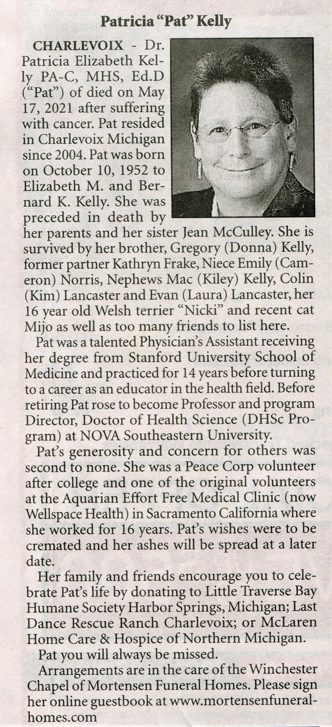 Patricia 'Pat' Kelly thumbnail