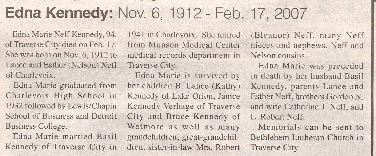 Edna Marie Kennedy thumbnail