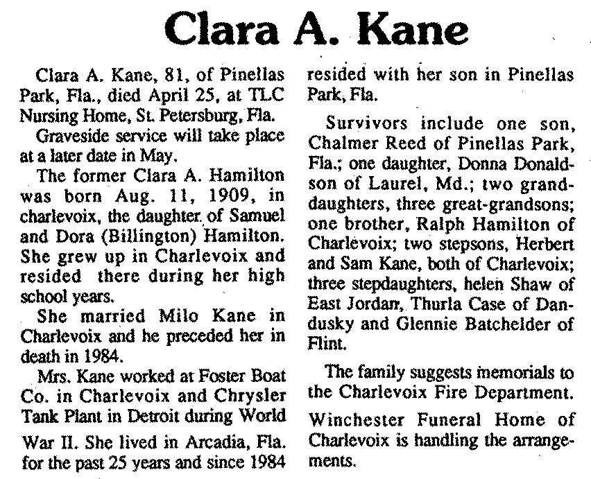 Clara A. Kane thumbnail