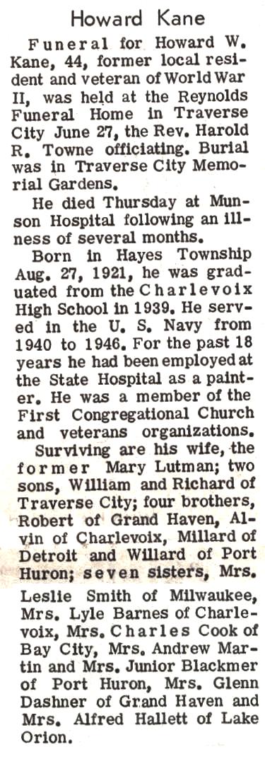 Howard W. Kane thumbnail