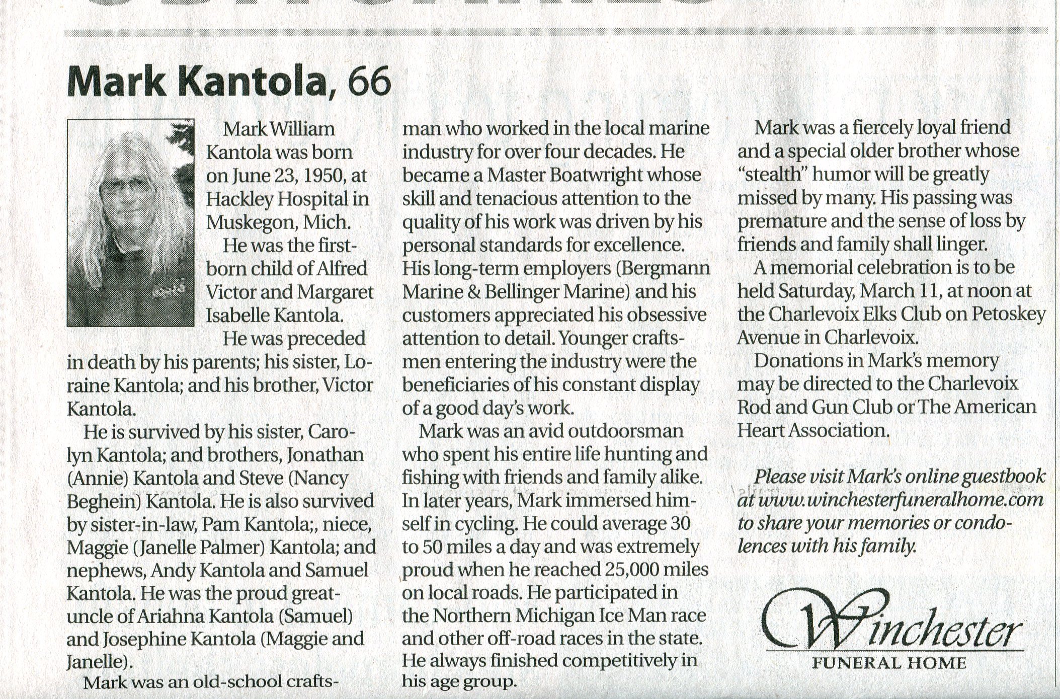 Mark William Kantola thumbnail