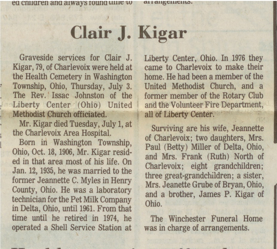 Clair J. Kigar thumbnail