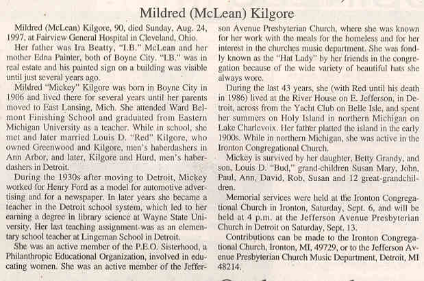 Mildred McLean Kilgore thumbnail
