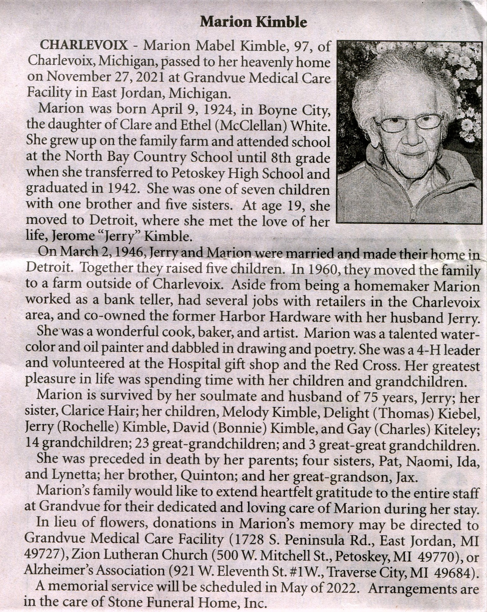 Marion Mabel Kimble thumbnail