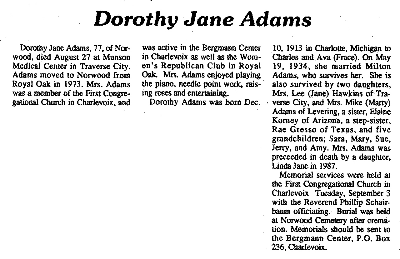Dorothy Jane Adams thumbnail