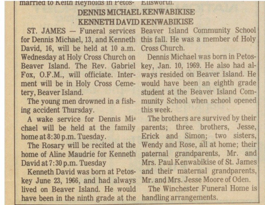 Kenneth David Kenwabikise thumbnail
