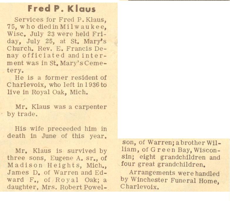 Fred P. Klaus thumbnail