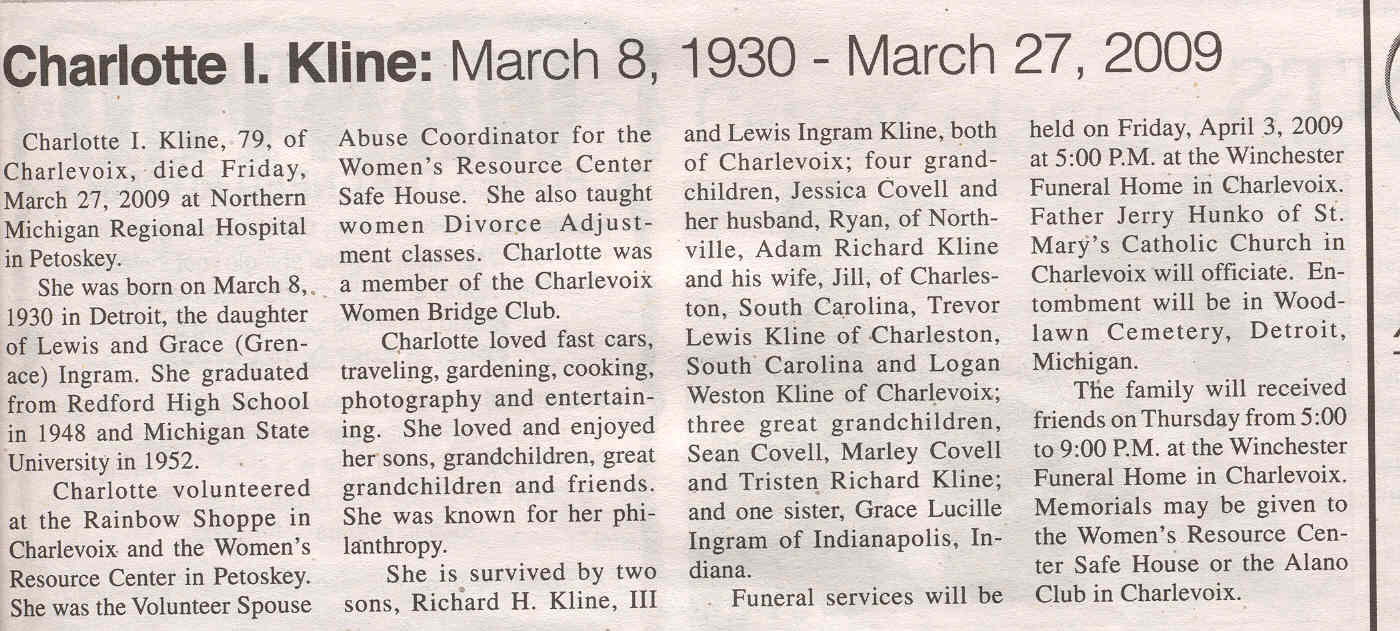 Charlotte I. Kline thumbnail