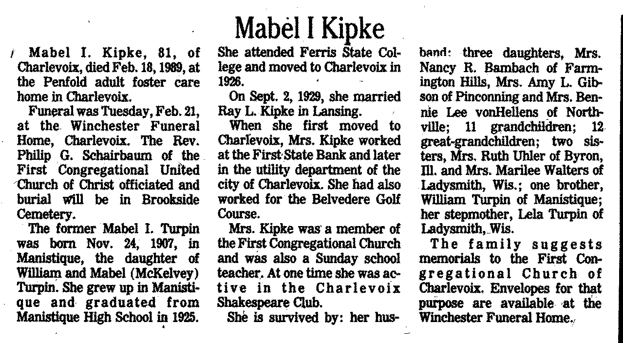 Mabel I. Kipke thumbnail