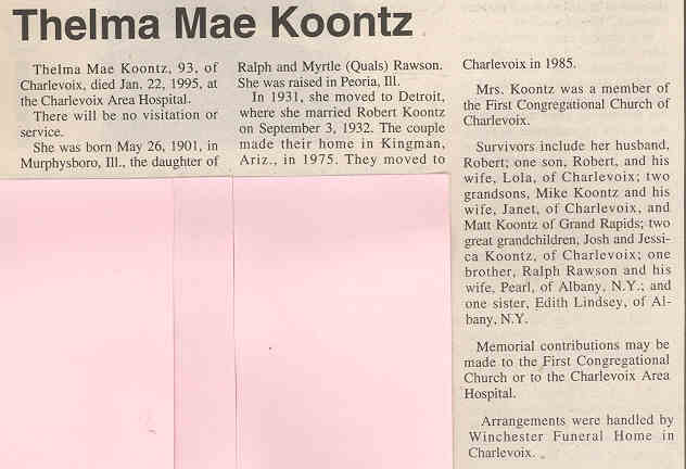 Thelma Mae Koontz thumbnail