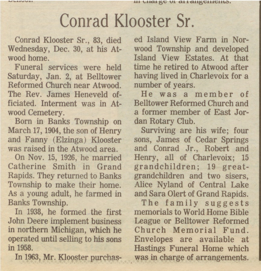 Conrad Klooster, Sr. thumbnail