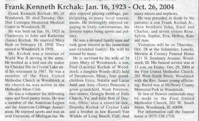 Frank Kenneth Krchak thumbnail
