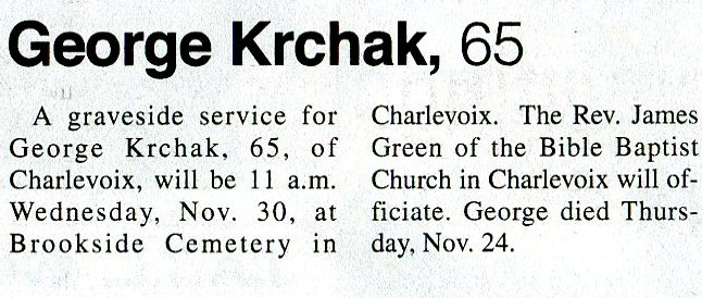 George Krchak thumbnail