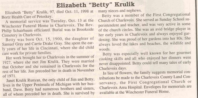 "Elizabeth "Betty"" Krulik thumbnail