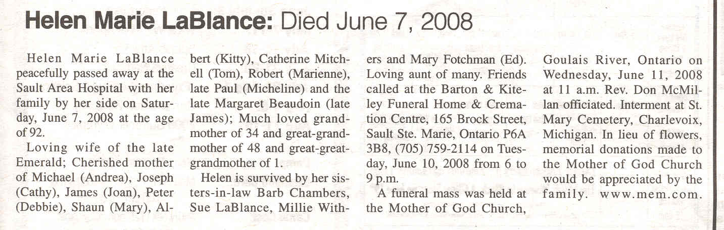 Helen Marie LaBlance thumbnail