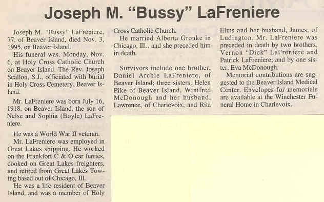 "Joseph M. "Bussy"" LaFreniere thumbnail