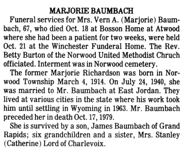 Marjorie Baumbach thumbnail