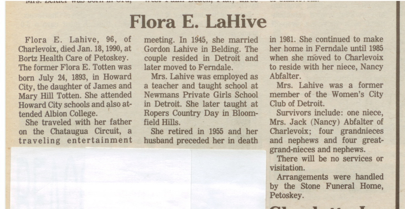 Flora E. Lahive thumbnail