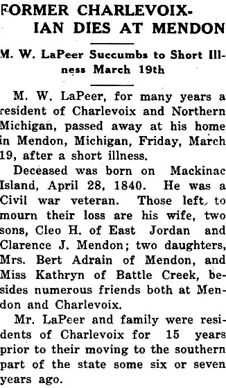 Moses William LaPeer thumbnail