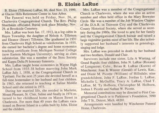 B. Eloise LaRue thumbnail