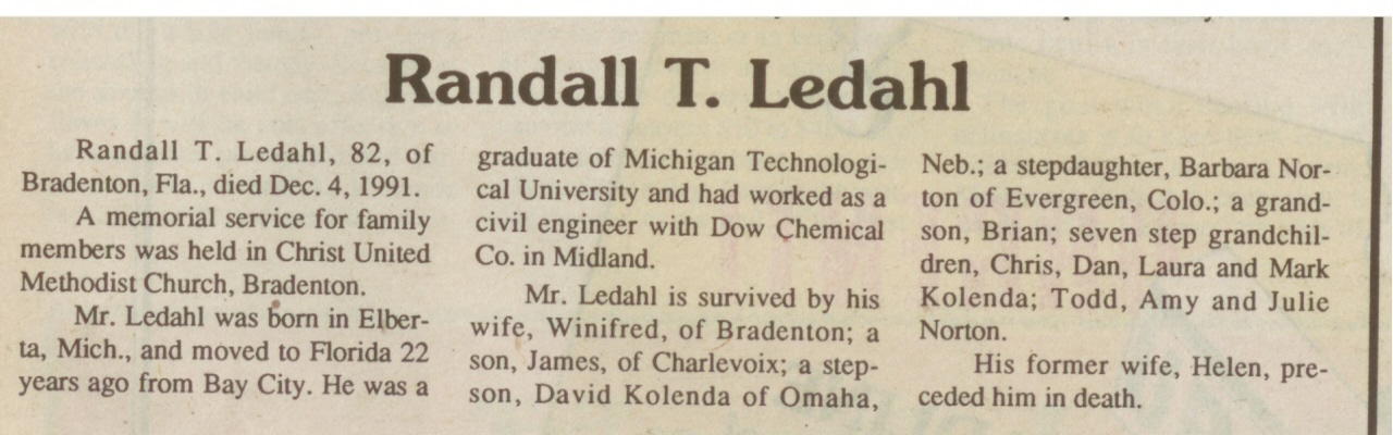 Randall T. Ledahl thumbnail