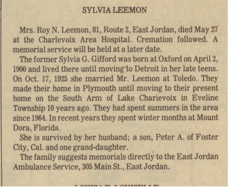 Sylvia G. Leemon thumbnail