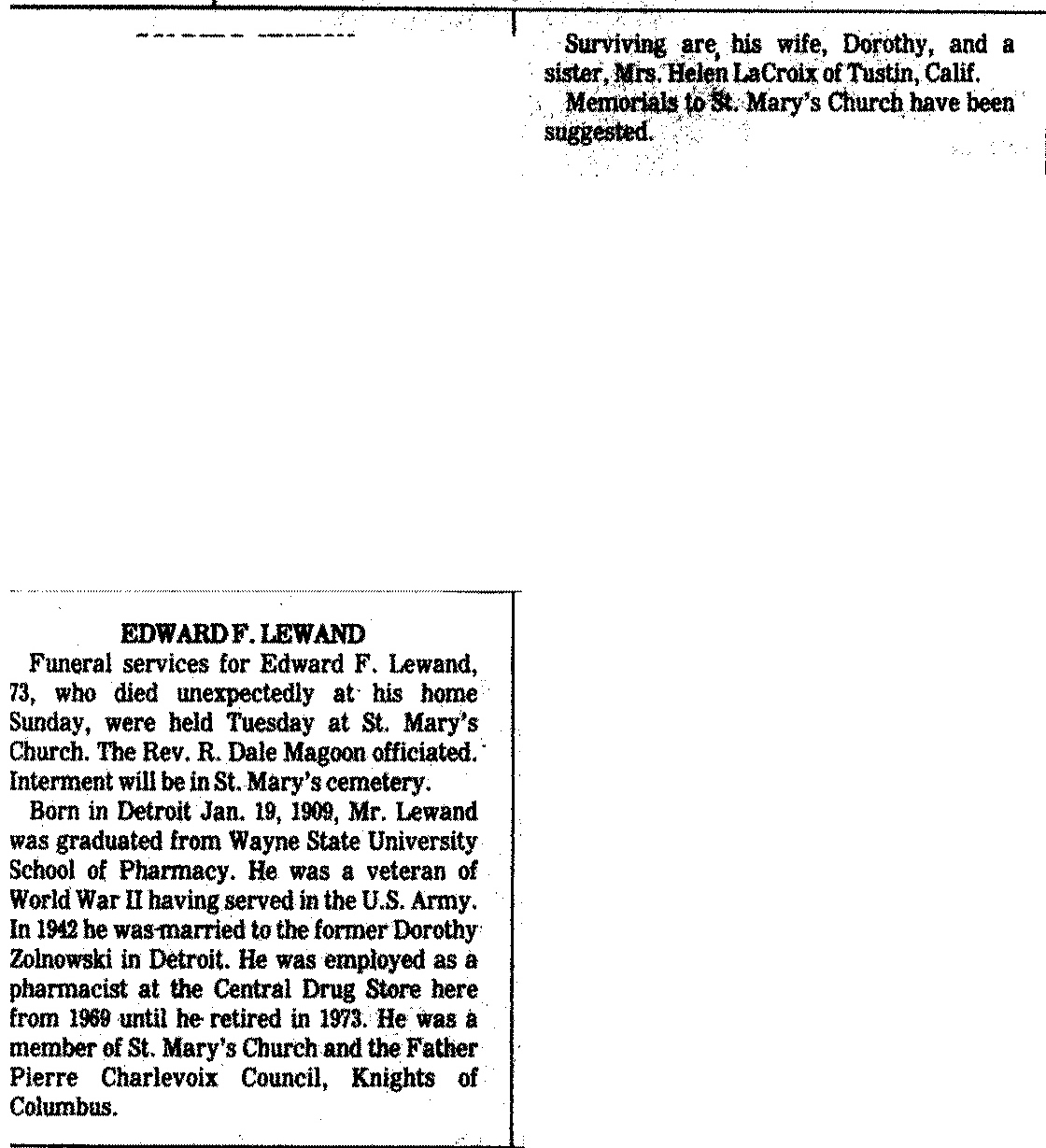 Edward F. Lewand thumbnail