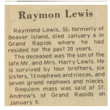 Raymond Lewis thumbnail