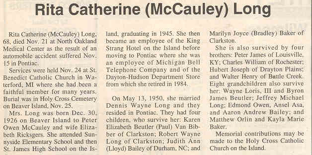 Rita Catherine Long thumbnail