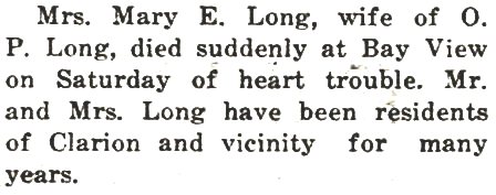 Mary E. Long thumbnail