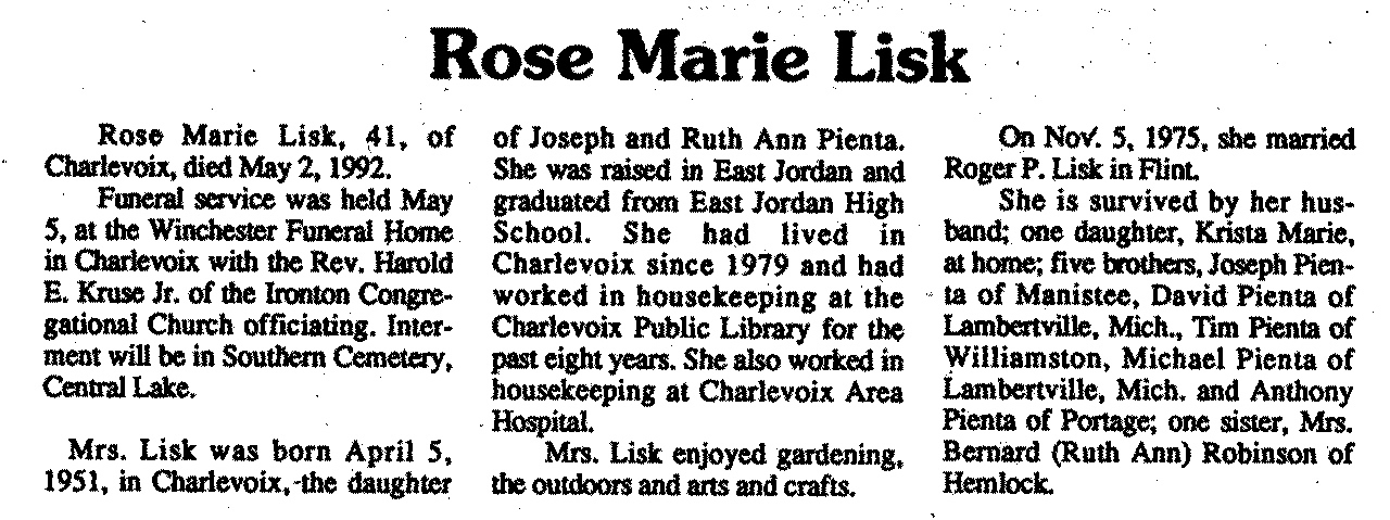 Rose Marie Lisk thumbnail