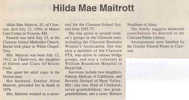 Hilda Mae Maitrott thumbnail